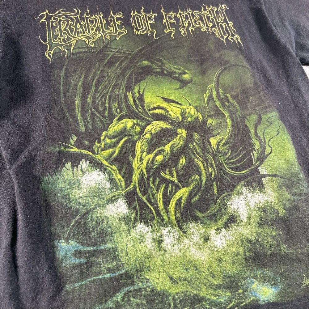 Vintage Cradle Of Filth Shirt Men Medium Black Metal Band Mother Of Abominations - Picture 3 of 9